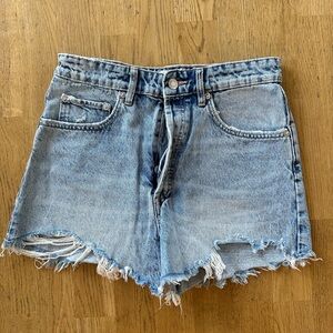 Zara women’s cutoff shorts
